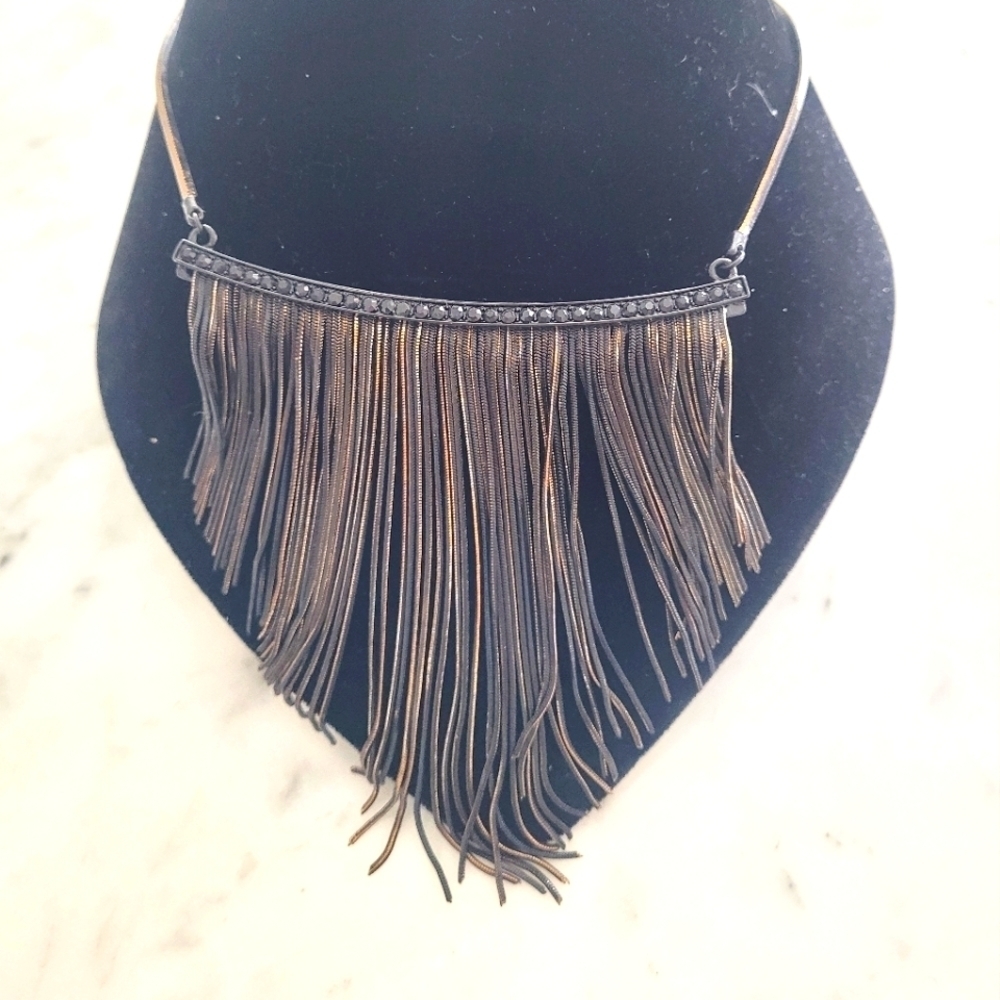 METAL tessel necklace